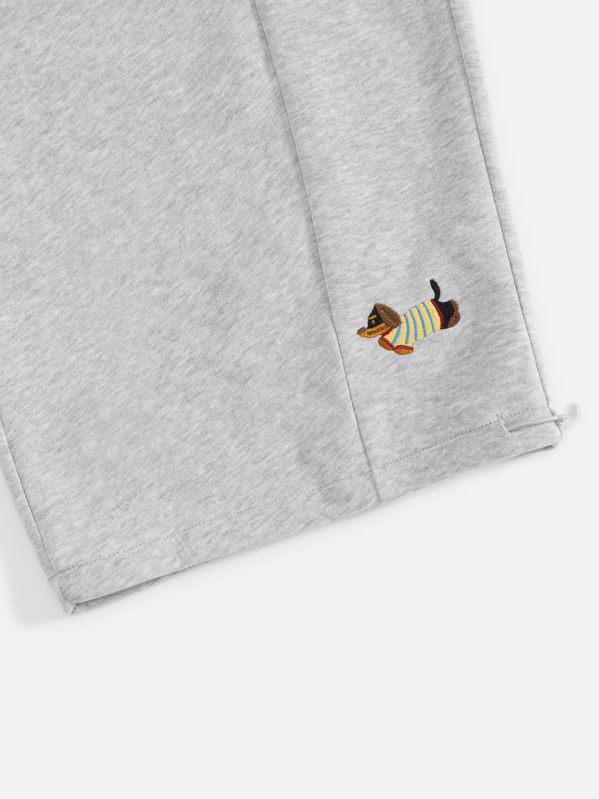 🐶 Aelfric Eden Embroidery Dog Baggy Barrel Sweatpants