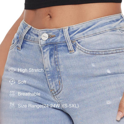 ✨✨Magic ONESO High-Waisted Flared Stretchy Jeans  Slimming & Leg-Lengthening  Comfortable & Versatile