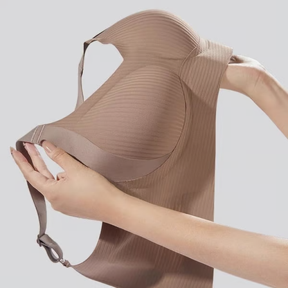 💕Women's Ribbed Push Up Adjustable Wireless Bra