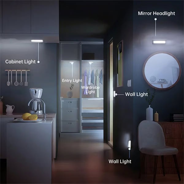 🤩🤩 Punch-free Smart Sensor Magnetic Rechargeable LED Lights