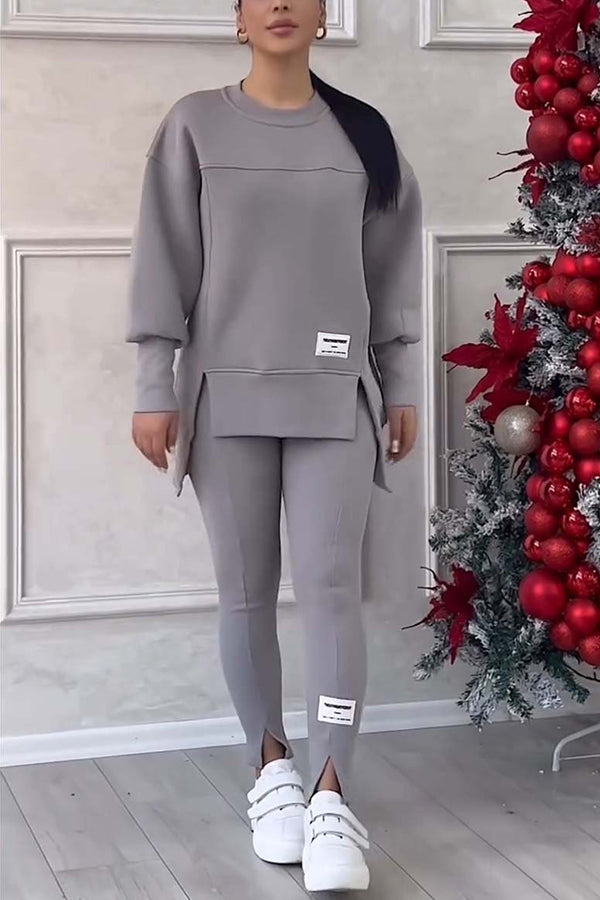 🔥50% OFF Today!✨ Irregular Sweatshirt & Pants Set