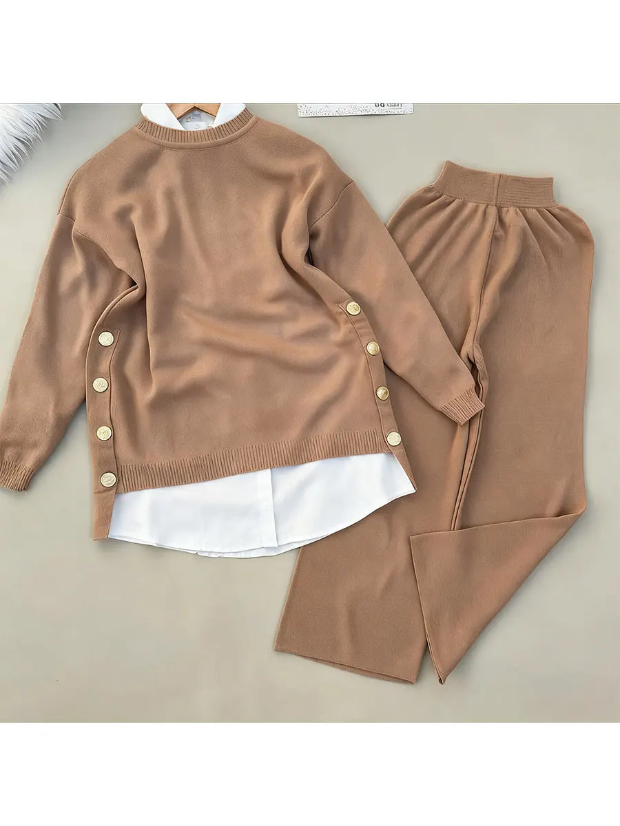 📦📦Buy 2 PCS for free shipping🔥 Women's Comfortable Pullover Sweater and Pants Two-piece Set