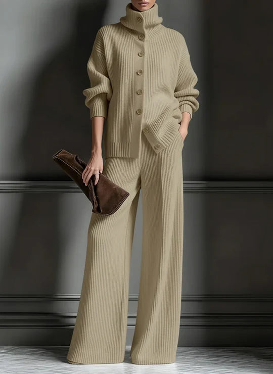 📦📦Buy 2 PCS for free shipping🎄 Cozy Cardigan Sweater and Pants Two-Piece Set