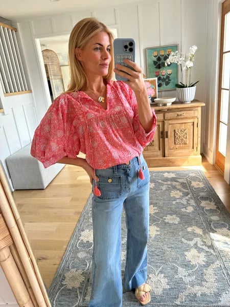👖Tummy Control Sailor Wide Leg Trouser🧣
