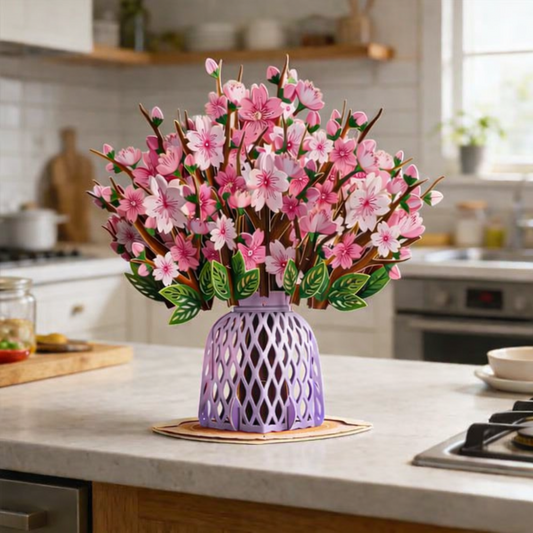 🤩🤩Forever-Blooming 3D Flower Pop-Up Card– Personalized Love Message & Everlasting Bloom