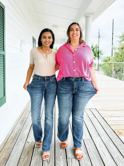 💝💝Holy Grail Tummy Control Bootcut Jeans (Buy 2 Free Shipping)