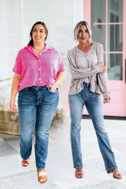 💝💝Holy Grail Tummy Control Bootcut Jeans (Buy 2 Free Shipping)