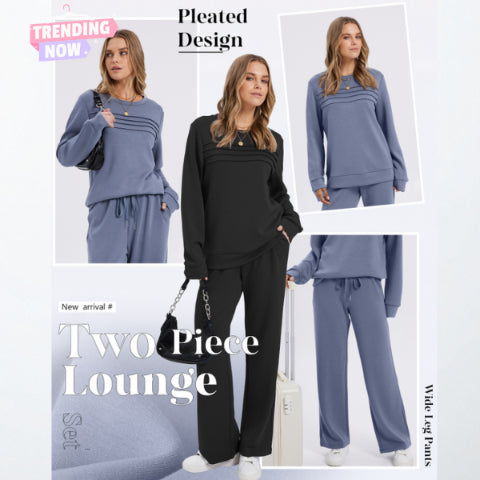 📦📦LAST DAY 45% OFF✨ Women's 2 Piece Sets Sweatshirt Casual Travel Outfits