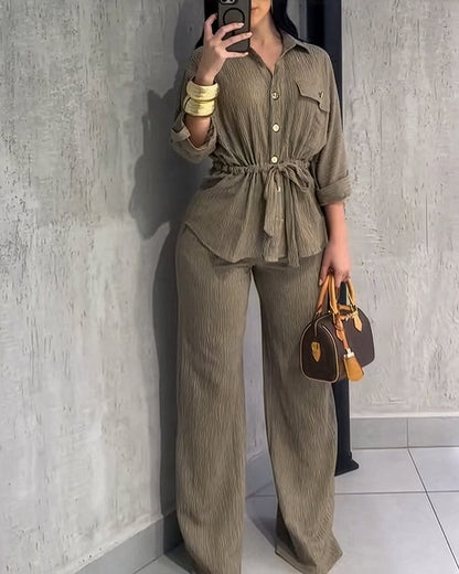 Today 50% OFF!✨Vintage 2-Piece Textured Set
