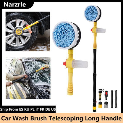 🚗✨ 360° Spin Car Mop – Effortless Cleaning for a Sparkling Ride! 🧽💦