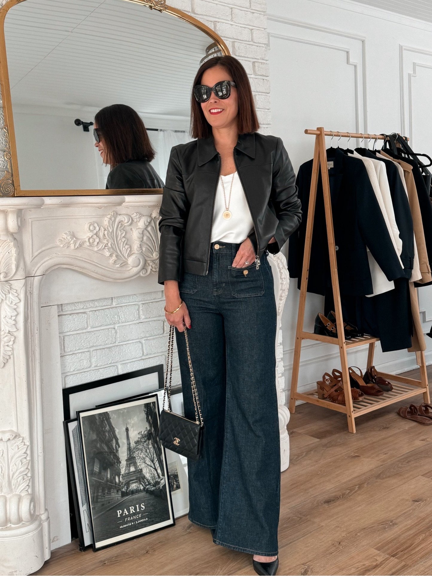 👖Tummy Control Sailor Wide Leg Trouser🧣