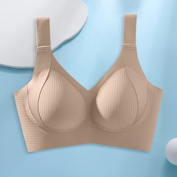 💕Women's Ribbed Push Up Adjustable Wireless Bra