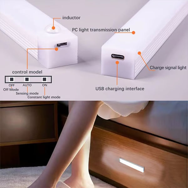 🤩🤩 Punch-free Smart Sensor Magnetic Rechargeable LED Lights