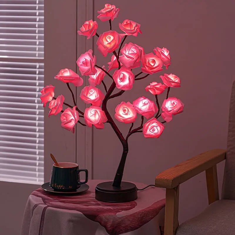 🎄Christmas Sale 48% Off-💕Forever Rose Tree Lamp