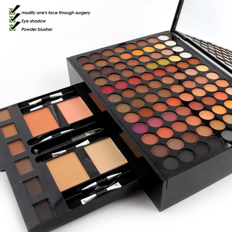 💖 180-Color Eyeshadow & Blush Palette | Portable Makeup Set🌸