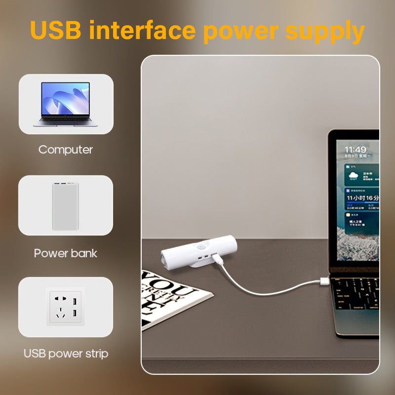 🔥Sale - Rechargeable Smart LED Motion Sensor Ambient Light