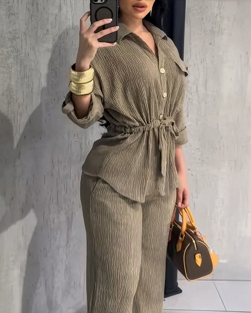 Today 50% OFF!✨Vintage 2-Piece Textured Set