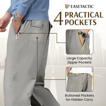🎁New Arrivals🔥 Flex Fit Zipper-Pocket Durable Pants