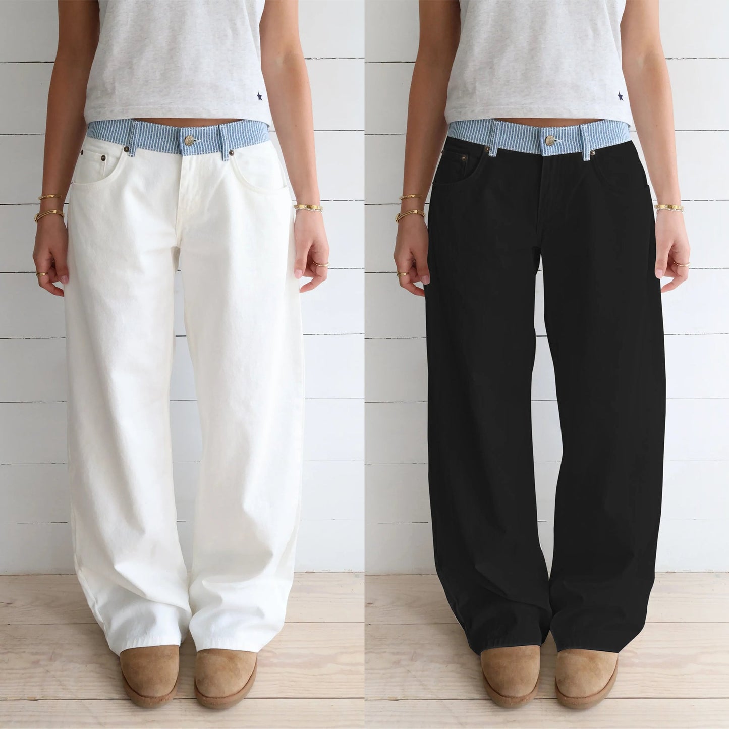 💝💝Judy Adjustable Wide Leg Jeans (Buy 2 Free Shipping)