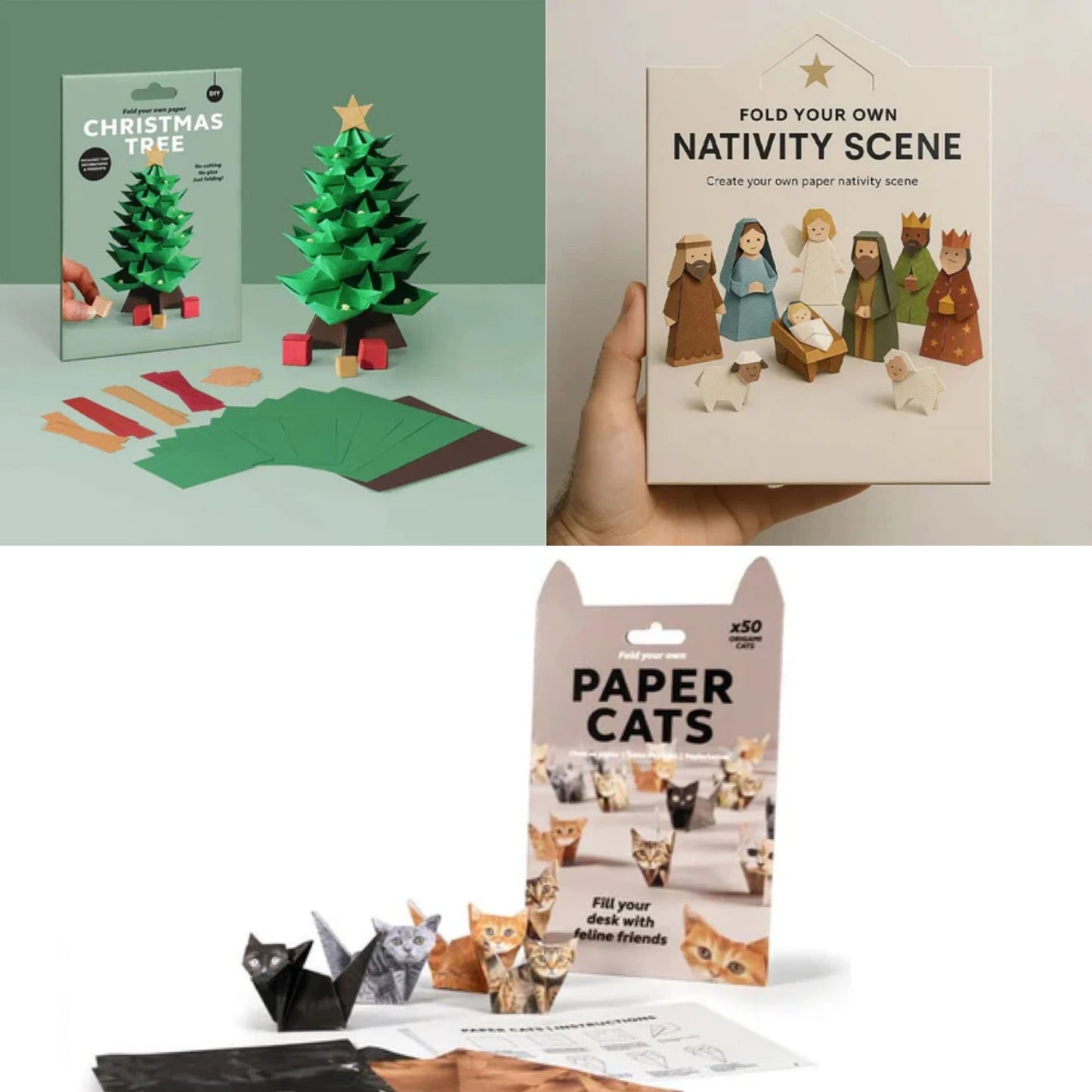 😻✨Easy DIY Paper Cats Kit | Guided Lines & Instructions Included 🎁Buy More Save More