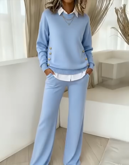 📦📦Buy 2 PCS for free shipping🔥 Women's Comfortable Pullover Sweater and Pants Two-piece Set