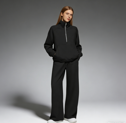 🤩🤩Oversized Two Piece Sweatshirt And Sweatpants Set