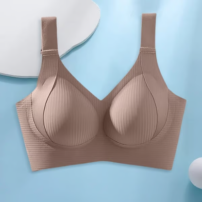 💕Women's Ribbed Push Up Adjustable Wireless Bra