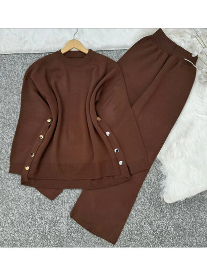 📦📦Buy 2 PCS for free shipping🔥 Women's Comfortable Pullover Sweater and Pants Two-piece Set