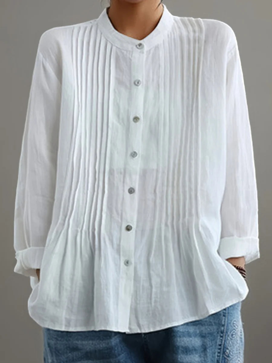 📦📦Buy 2 Free Shipping🔥Women's Casual Denim Pleated Shirt