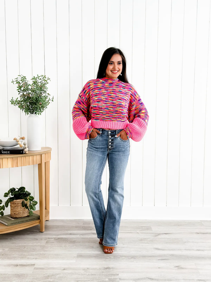 💝💝Judy Mid Rise Button Fly Bootcut Jeans (Buy 2 Free Shipping)