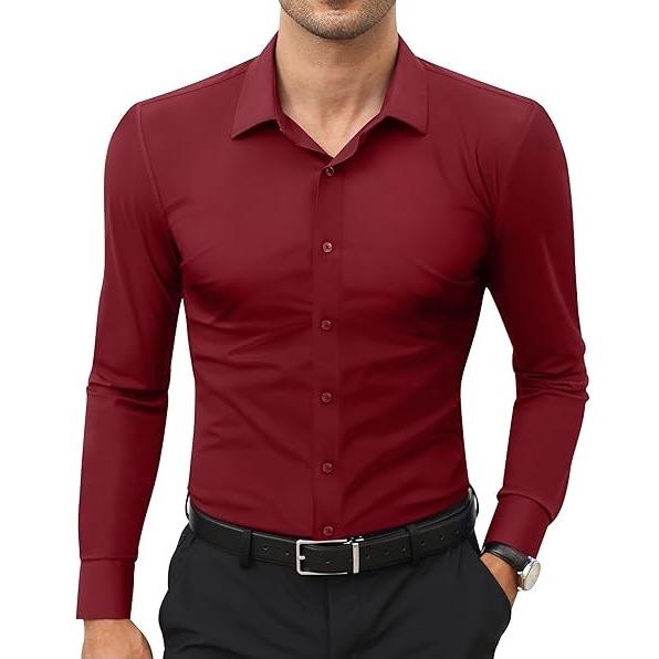Men’s Business Shirt 💼 Comfortable & Breathable