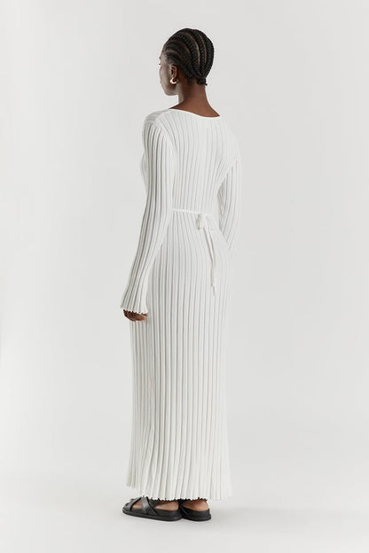 🎉2025 Fall New Long Sleeved Knit Midi Dress