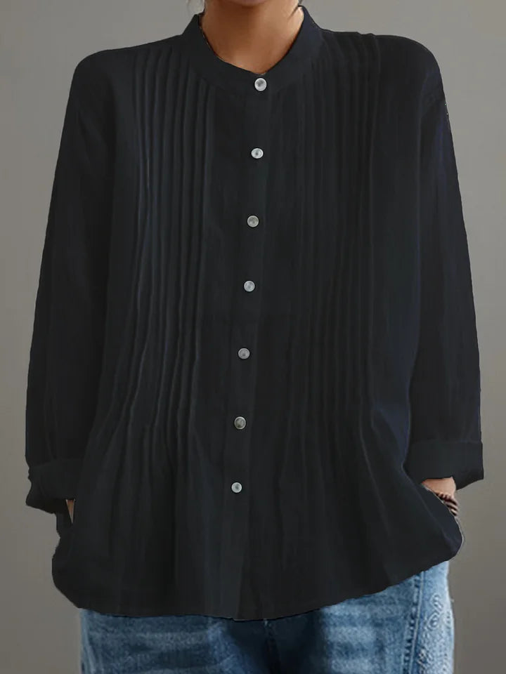 📦📦Buy 2 Free Shipping🔥Women's Casual Denim Pleated Shirt