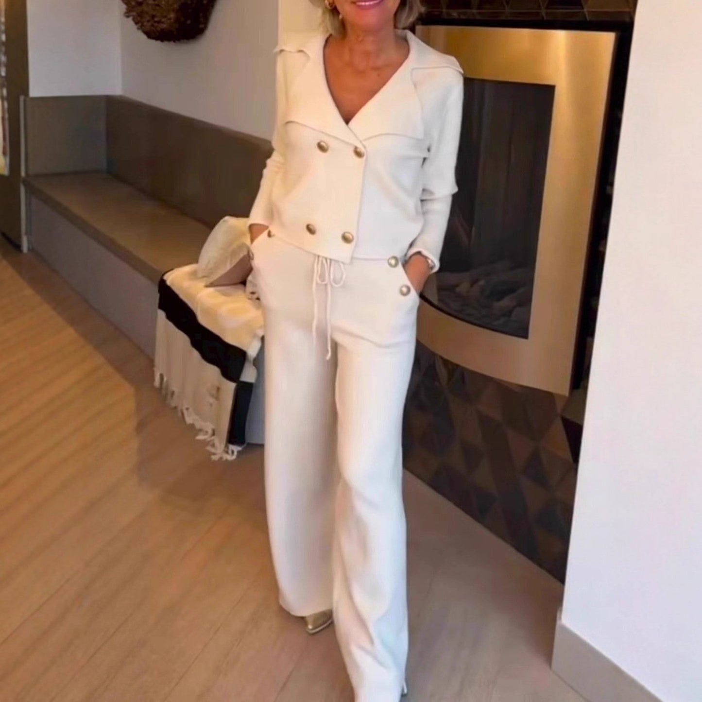 🔥49% OFF and Free Shipping ✨ Women’s Elegant Blazer & Pants Set