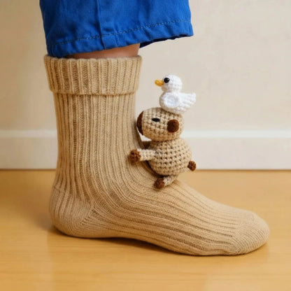 🧦 Adorable 3D Animal Socks | Cozy Cartoon Style 🐾