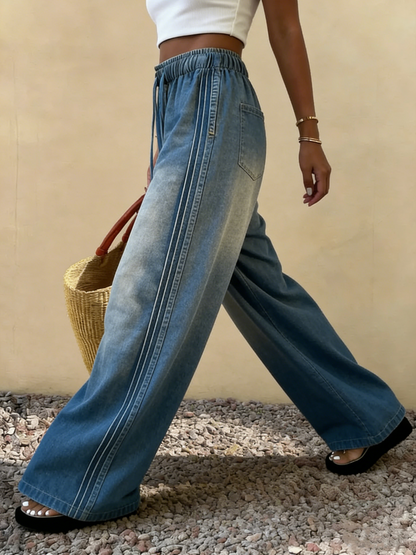 💝💝Women's Casual Loose-fitting Cotton Denim Jeans