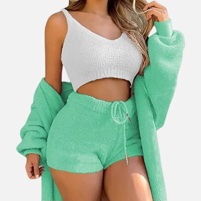 ✨️-LAST DAY SALE 50% OFF🔥Cosy Knit Set (3 Pieces)
