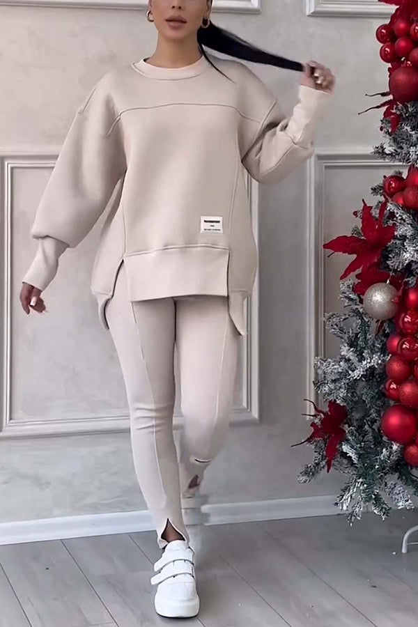 🔥50% OFF Today!✨ Irregular Sweatshirt & Pants Set