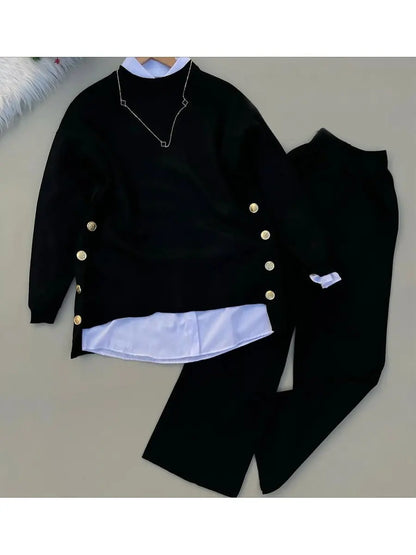 📦📦Buy 2 PCS for free shipping🔥 Women's Comfortable Pullover Sweater and Pants Two-piece Set