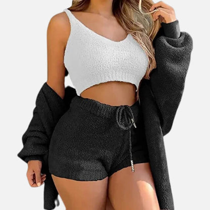 ✨️-LAST DAY SALE 50% OFF🔥Cosy Knit Set (3 Pieces)