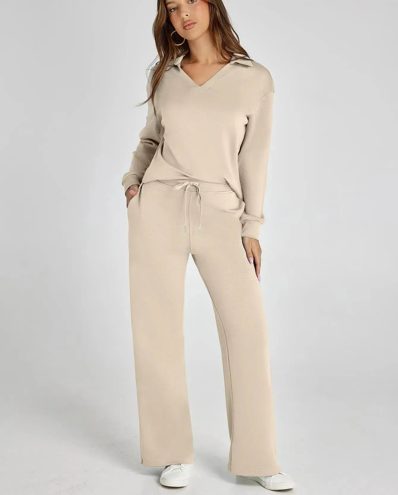 🤩🤩Women's 2 Piece Sets Outfits Casual Long Sleeve Sweatsuits Sets