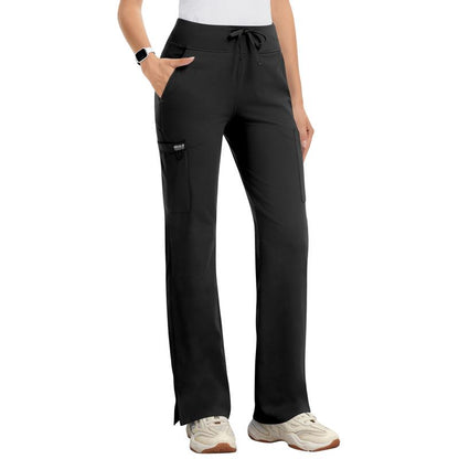 ✨✨Kecols Women's Yoga Scrub Pants ✨ High-Rise Straight Leg Cargo Bottom
