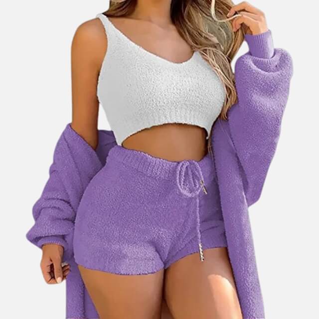✨️-LAST DAY SALE 50% OFF🔥Cosy Knit Set (3 Pieces)