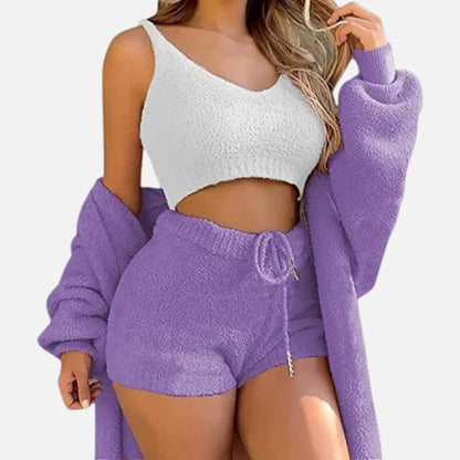 ✨️-LAST DAY SALE 50% OFF🔥Cosy Knit Set (3 Pieces)
