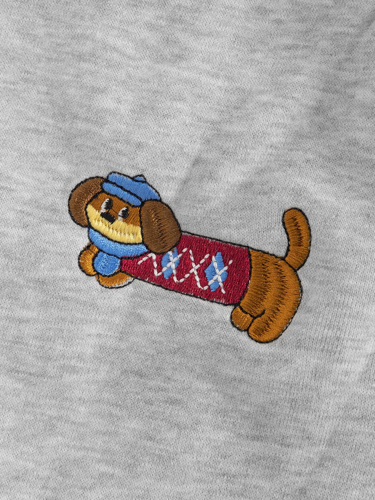 🐶 Aelfric Eden Embroidery Dog Baggy Barrel Sweatpants