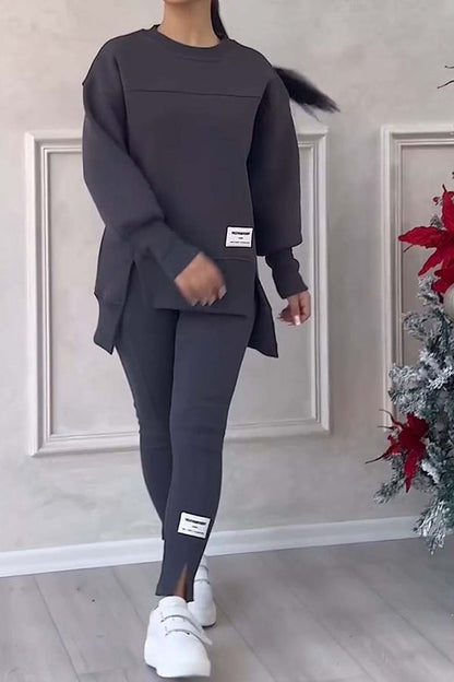 🔥50% OFF Today!✨ Irregular Sweatshirt & Pants Set