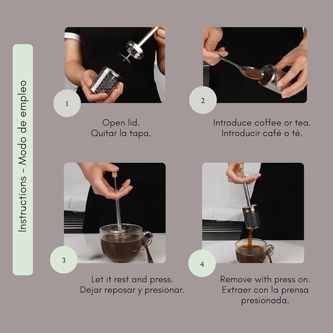 📦📦High-end quality☕FinalPress Portable Coffee and Tea Filter Press