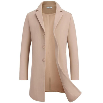 Fall Trench Coat 🧥 Single Breasted Peacoat