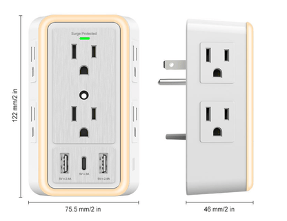 Multi Plug Outlet Surge Protector