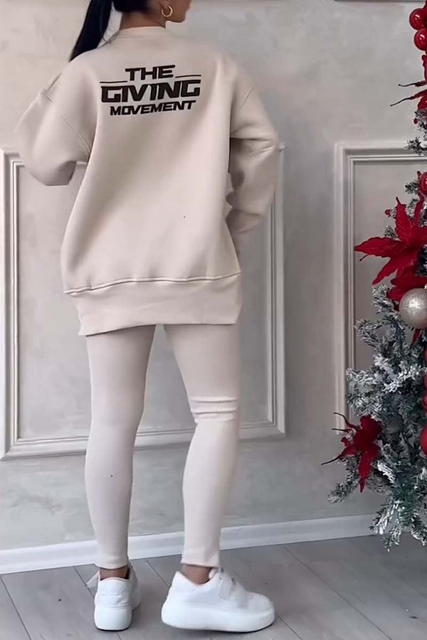 🔥50% OFF Today!✨ Irregular Sweatshirt & Pants Set